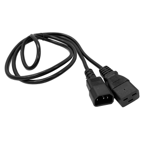 Power cord, C19-C14, 220V, 10A, black