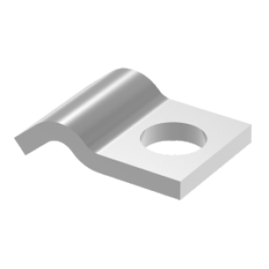 Clip for fastening a tray Ф4.0-6.0 mm with a round hole