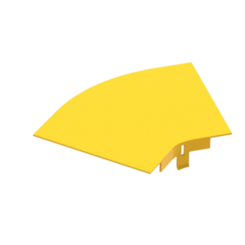 45° horizontal rotation optical tray cover, yellow