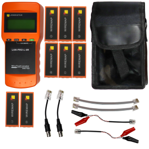 Cable tester with length measurement, 8 mates