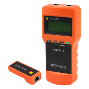 Cable tester with length measurement, one remote identifier