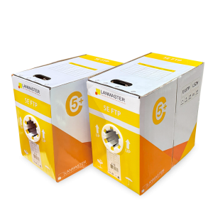 LANMASTER FTP cable, 4x2, cat. 5E, 200 MHz, LSZH, violet, 305 m