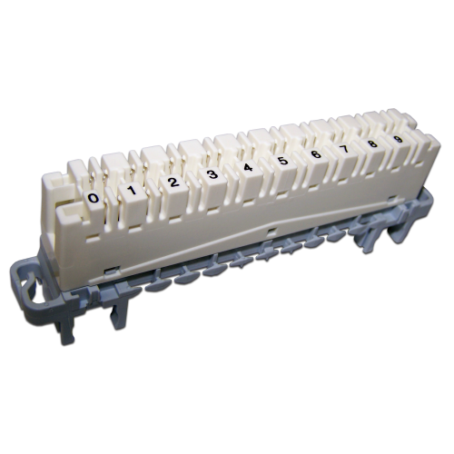 Highband Module LSA PROFIL disconnection module, highband, 10 pairs, for back mount ...