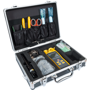 Tool kit for working with optical fiber