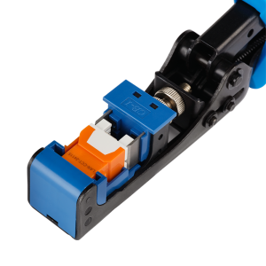 Crimping tool for LAN-OK45Uxx/180Z Keystone jacks