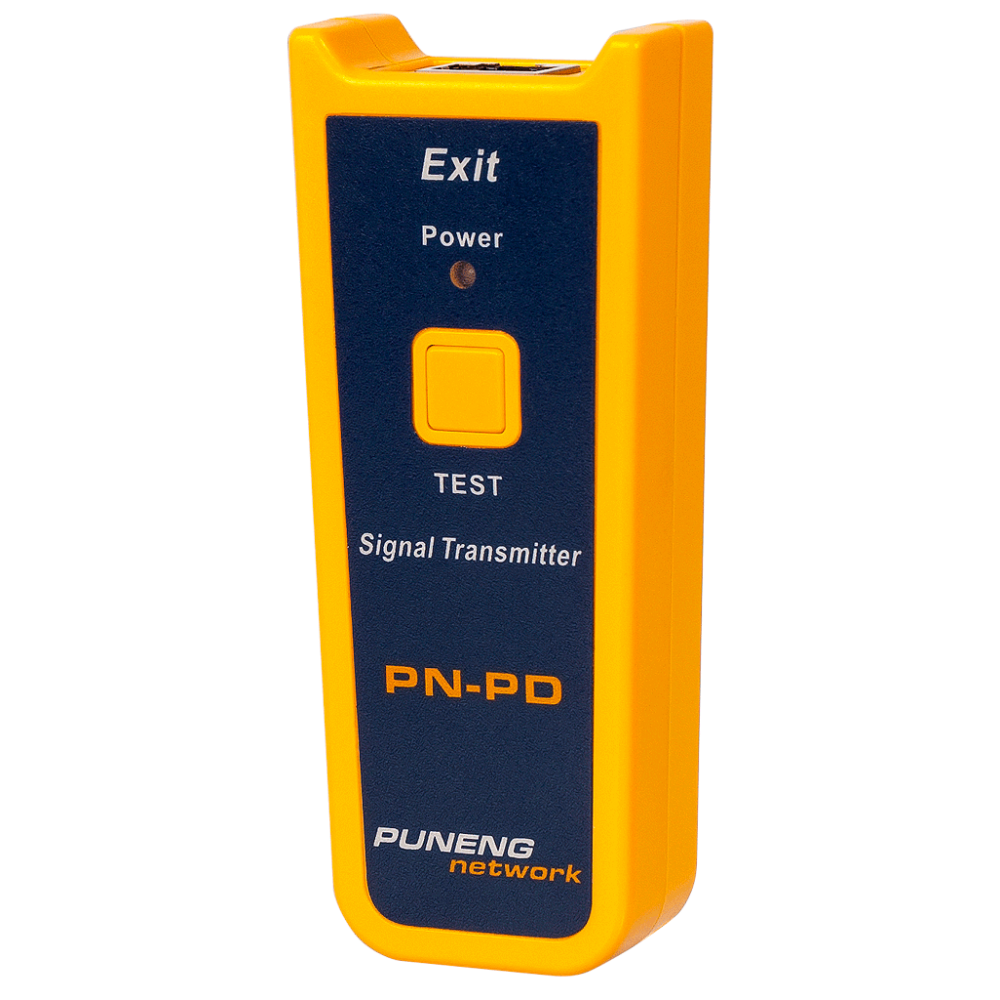 Test tool for ports on patch panels with indicators