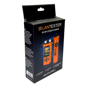 Кабельный тестер с измерением длины, трассировкой кабельных линий, измерением оптической мощности и определением POE, цветной