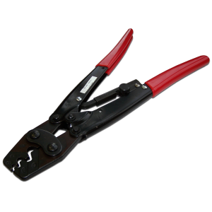 Crimping tool for earth terminals
