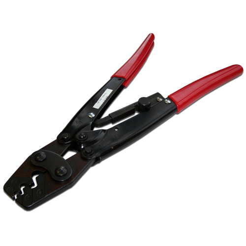 Crimping tool for earth terminals