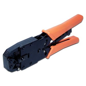 Crimping tool for 4P, 6P, 8P plugs with a ratchet, HT-2008R type