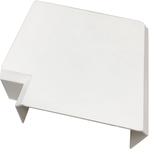 Flat angle for 120х50 mm trunking, white