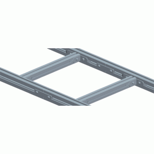 Straight connector for aluminum ladder tray