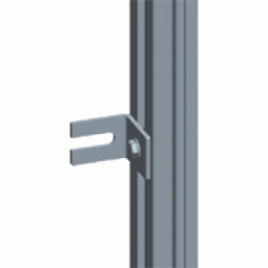 Wall bracket for aluminum ladder tray