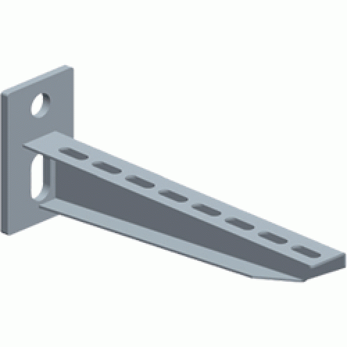 Perforated wall bracket