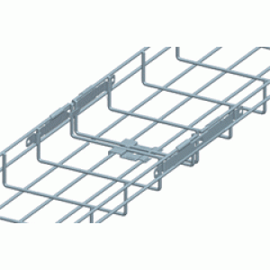 Screwless bottom splice for a tray with 4.5-5.5 mm wire