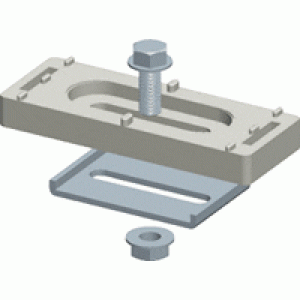 Cable clamp base, plastic