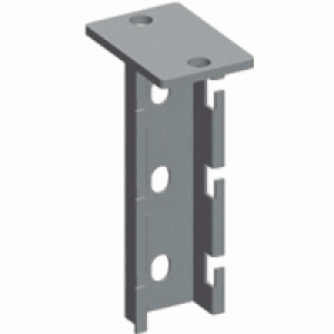 Hanging bracket for vertical mounting