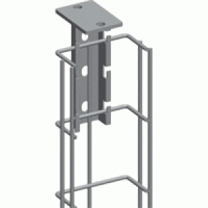 Hanging bracket for vertical mounting
