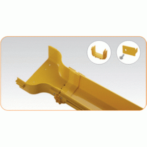 Center reducer for transition from 360 mm tray to 240 mm tray, yellow