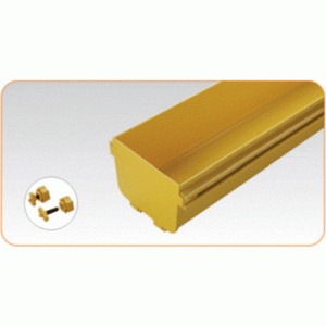 End cap for Fiber tray, yellow