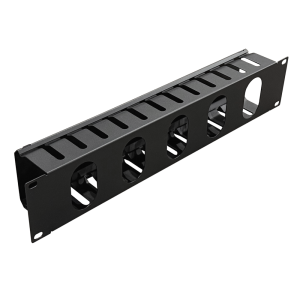 19" cable manager with cover