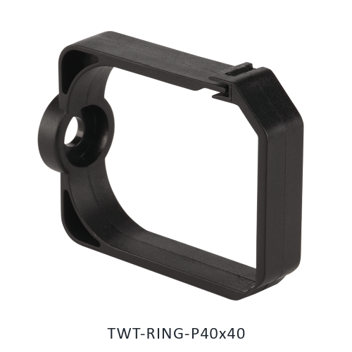 Пластиковое кольцо-органайзер для установки на 19" профиль, с защелкой