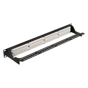 LANMASTER patch panel, 24 port, UTP, cat. 5E, 1U