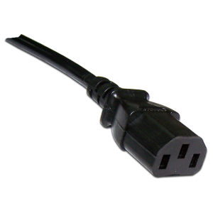 Power cord, C13-Schuko, angled, 3х0.75, 220V, 10A