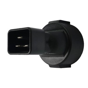 Schuko socket – C20 inlet adapter, 220V, 16A, black