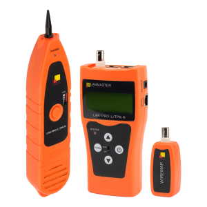 Cable tester with length measurement and cable tracer, one remote identifier