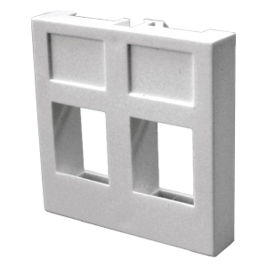 45x45mm insert for 2 Keystones without shutter