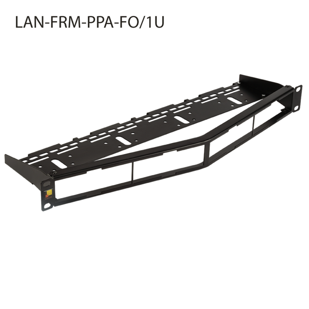 Панель модульная угловая высокой плотности под оптический кабель